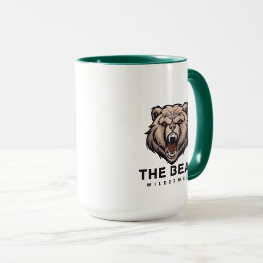 Het zwarte Beer Mok (Voorkant rechts)