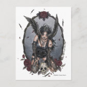 Het zwarte Briefkaart van de Engel van de Ellende (Voorkant)