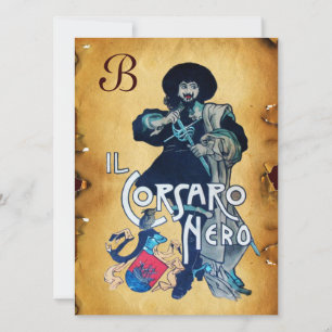 HET ZWARTE CORSAIR MONOGRAM-GEDEELTE AANKONDIGING