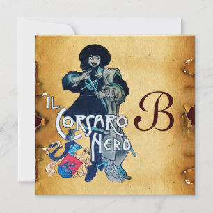 HET ZWARTE CORSAIR MONOGRAM-GEDEELTE AANKONDIGING