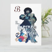 HET ZWARTE CORSAIR MONOGRAM-ijs Aankondiging (Staand voorkant)