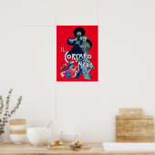 HET ZWARTE CORSAIR Rood Poster (Keuken)