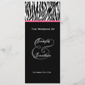 Het zwarte en Witte Programma van de Zebra (Achterkant)