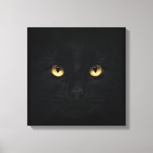 Het Zwarte Kat Canvas Print