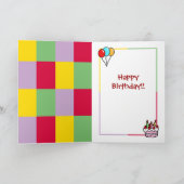 Het zwarte Schilderen van Cupcake van de Kaart (Binnen)