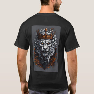 "Het zwarte T-shirt heeft een opvallend design
