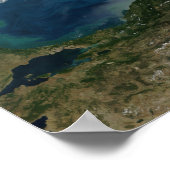 Het Zwarte Zee in Oost-Rusland Poster (Hoek)