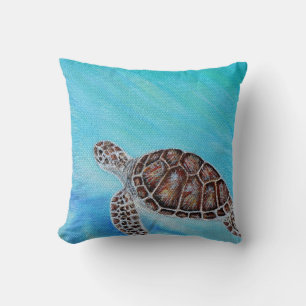 Het zwemmen het Schilderen van de Schildpad van Kussen