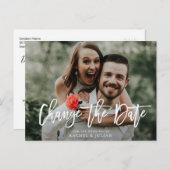 Het zwerven verandert de datumfoto briefkaart (Voorkant / Achterkant)