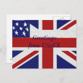 Hetalia: Groeten uit de VSxUK Briefkaart (Voorkant / Achterkant)