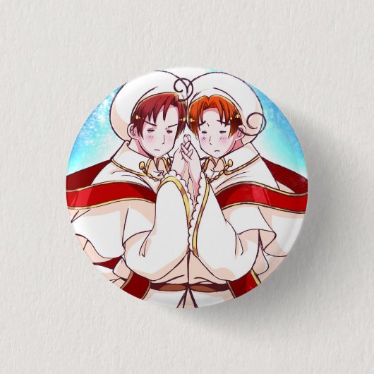 Hetalia Noord- en Zuid-Italië Button (Voorkant)