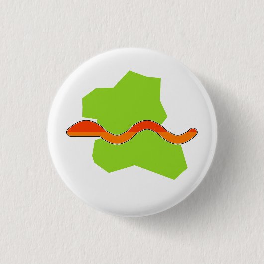 Hetalia Snerd Pin Ronde Button 3,2 Cm (Voorkant)