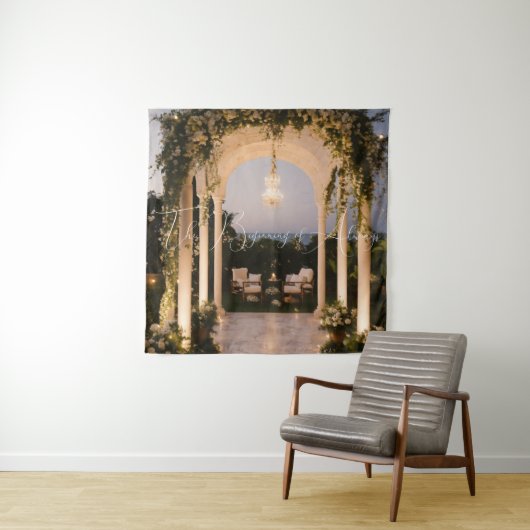 #HetBeginvanAltijdTapijtwerk Wandkleed (In situ)