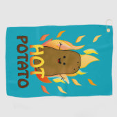 Hete Aardappel Golfhanddoek (Horizontaal)