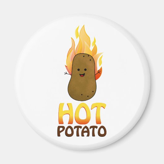 Hete Aardappel Magneet (Voorkant)