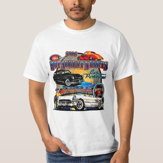 hete augustus 30e Jubileum T-shirt (Voorkant)