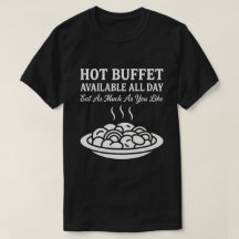 Hete Buffet Beschikbaar Hele Dag Grappige Volwasse