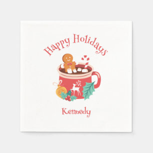 Hete Cacao en Gingerbread Servet