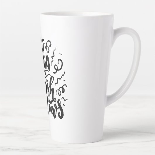 Hete cacao en Marshmallows Latte Mok (Rechts)