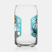 Hete cacao en wintercharme - Snow Herfst Cocoa Cal Blikvorm Glas (Links)