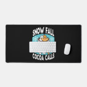 Hete cacao en wintercharme - Snow Herfst Cocoa Cal Bureaumat (Keyboard & Muis)