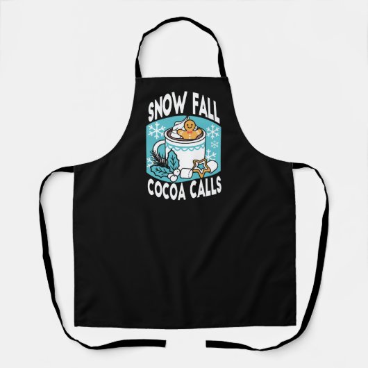 Hete cacao en wintercharme - Snow Herfst Cocoa Cal Schort (Voorkant)