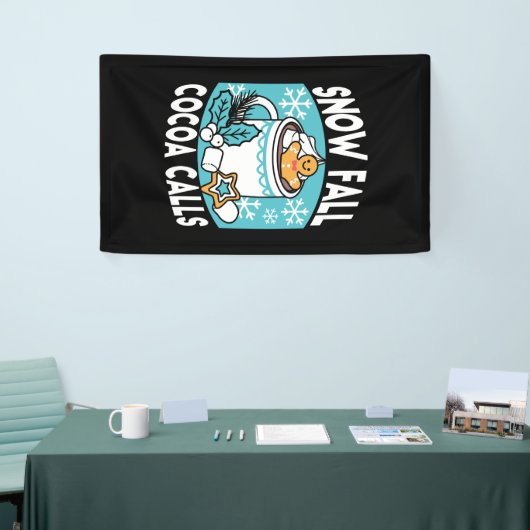 Hete cacao en wintercharme - Snow Herfst Cocoa Cal Spandoek (Beurs)