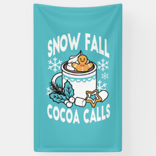 Hete cacao en wintercharme - Snow Herfst Cocoa Cal Spandoek