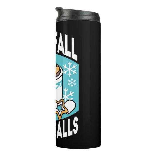 Hete cacao en wintercharme - Snow Herfst Cocoa Cal Thermosbeker (Geroteerd rechts)