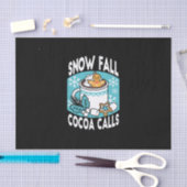 Hete cacao en wintercharme - Snow Herfst Cocoa Cal Tissuepapier (Craft)
