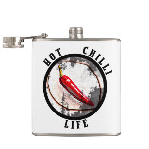 hete chilileven heupfles