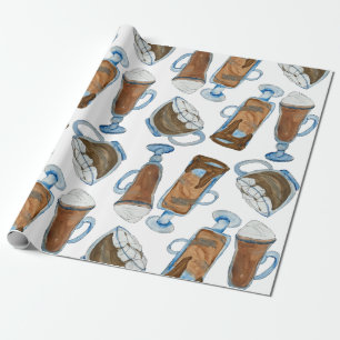 Hete chocolade cadeaupapier