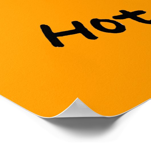 Hete chocolade poster (Hoek)