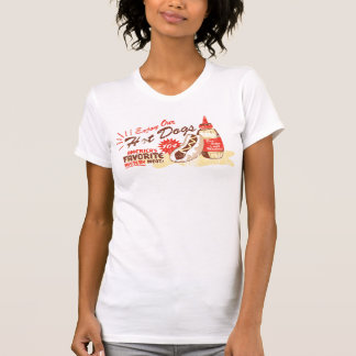 Hete Diggity Dog! -gestileerde warmtestank T-shirt
