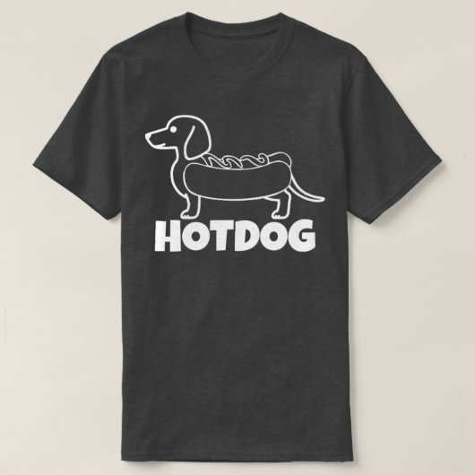 Hete Dog met Hete Dog T-shirt (Design voorkant)