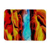 Hete en koude elementen Acrylzuur Abstract Magneet (Horizontaal)
