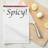 Hete en Spicy Red Peppers Theedoek (Quarter Fold)