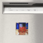 Hete Geraniums voor een koele koelkast Magneet (Insitu (Vaatwasser))