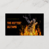 Hete gitaren 🔥🎸 visitekaartje (Voorkant)