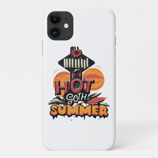 Hete Goth Zomer Chic Case-Mate iPhone Case (Achterkant)