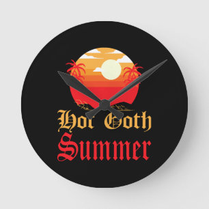 hete goth zomer ronde klok