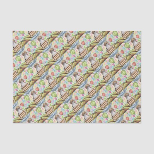 hete haarballon tissuepapier (Voorkant)