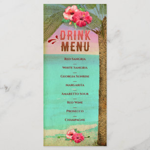 Hete Havana Nights Drink Menu Kaart