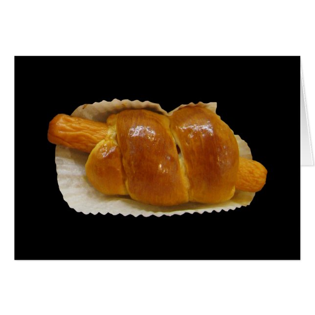 Hete hond Cake ... Aziatische dessert Food (Voorkant Horizontaal)