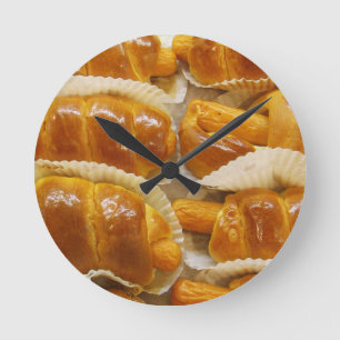 Hete hond Cake ... Aziatische dessert Food Ronde Klok