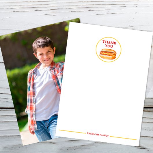 Hete Hond Foto Dank Je Kaart – Kinderen BBQ Kookfe