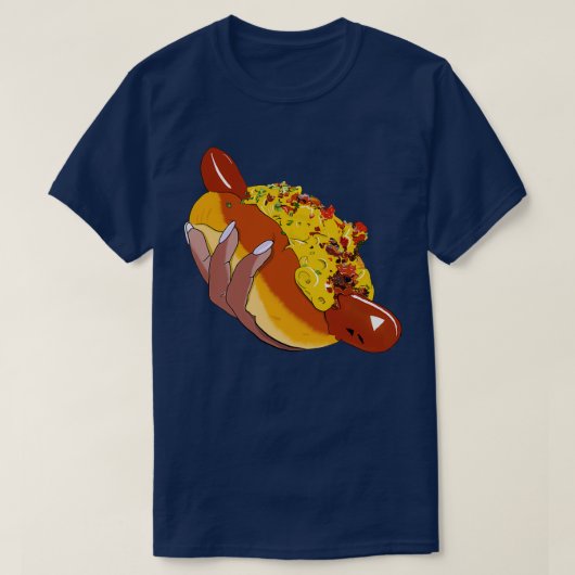 Hete hond Grab T-shirt (Design voorkant)