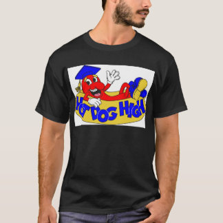 Hete hond hoog t-shirt