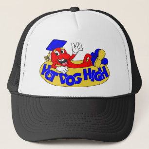 Hete hond hoog trucker pet