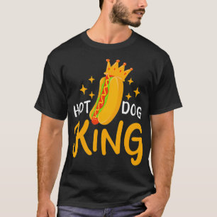 hete hond Hotdog King lekkerbek T-shirt